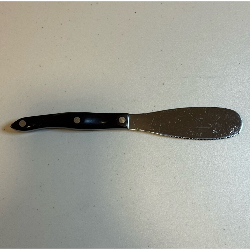 Cutco Classic Brown‎ Spatula Spreader 1768 Kitchen Serrated Knife Made In USA - Picture 2 of 7
